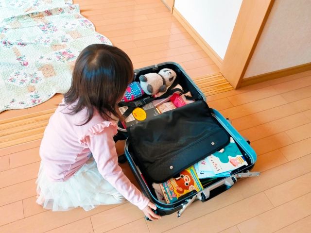 子連れで新幹線旅行の持ち物